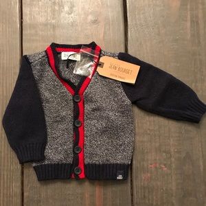 Jean Bourget Boys Infant Cardigan Sz 6 Months